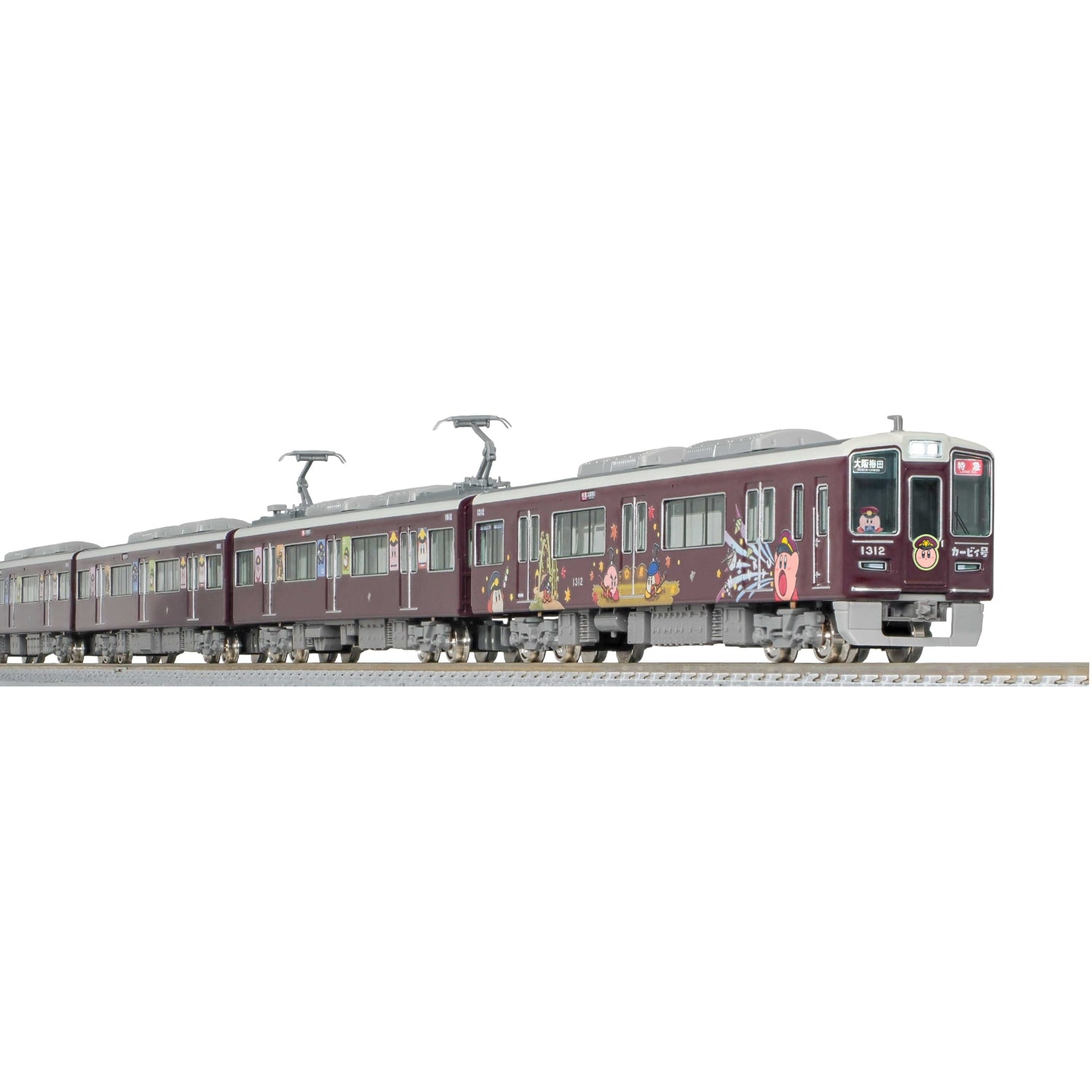 【受注生産】【特典つき】鉄道模型阪急1300系（カービィ号・京都線)8両編成セット（動力付き）