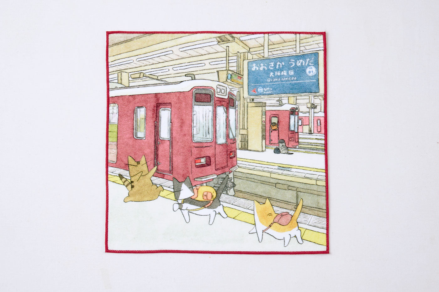【スペシャルパック‼】阪急電鉄×猫部 がま口セット<大阪梅田駅>
