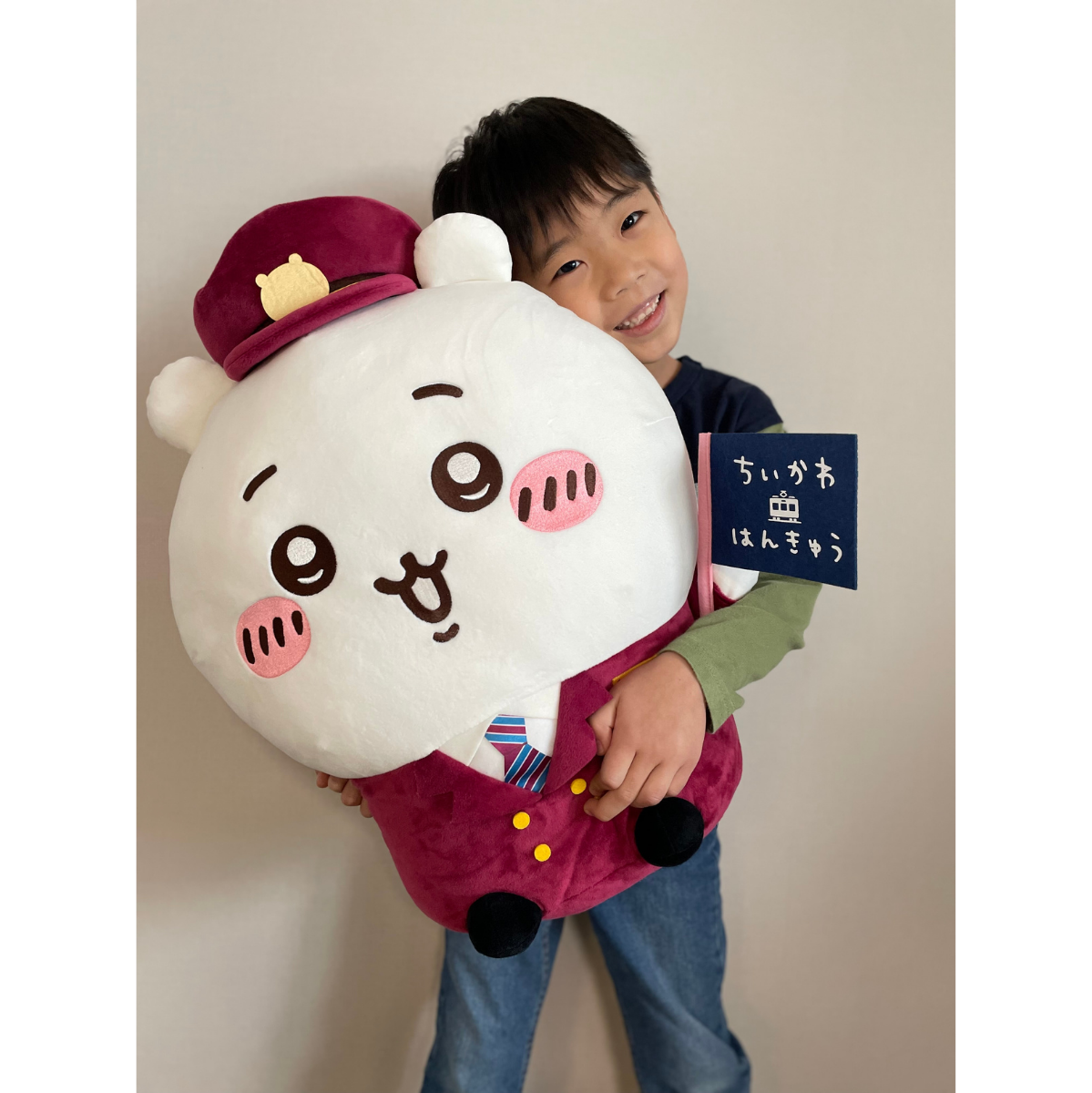 ちいかわはんきゅうハチワレ阪急電車受注商品BIGぬいぐるみ ちいかわはんきゅうハチワレ阪急電車受注商品BIGぬいぐるみ