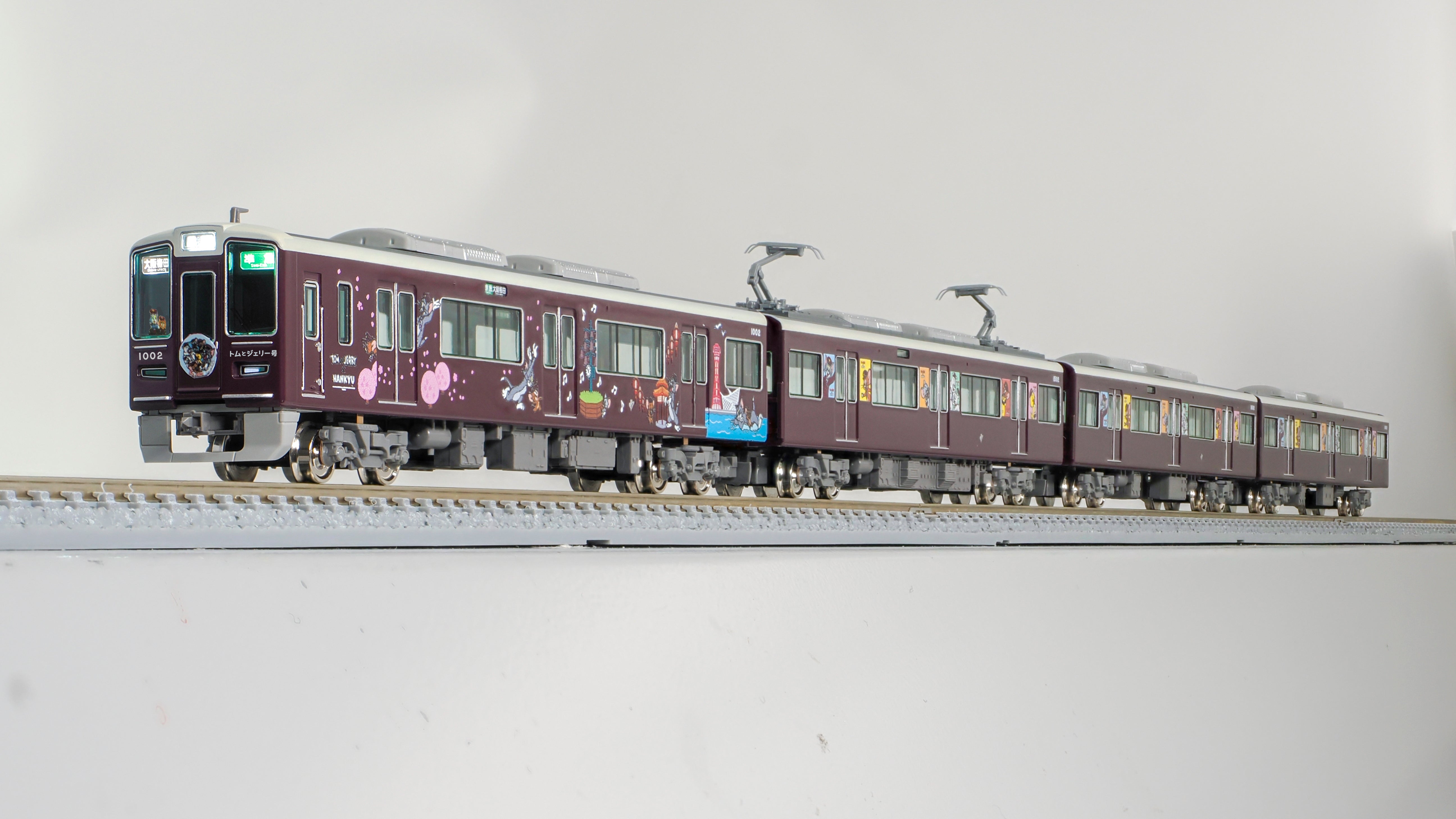 【キャンセル分再販売】【特典つき】鉄道模型阪急1000系（神戸線・トムとジェリー号)8両編成セット（動力付き）