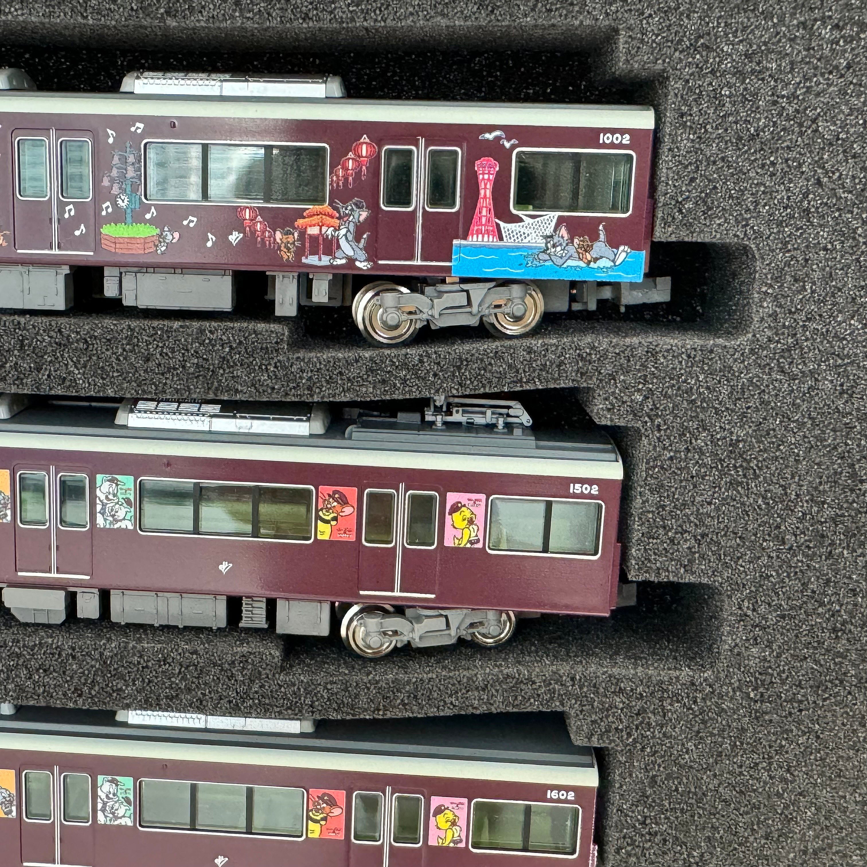 【キャンセル分再販売】【特典つき】鉄道模型阪急1000系（神戸線・トムとジェリー号)8両編成セット（動力付き）