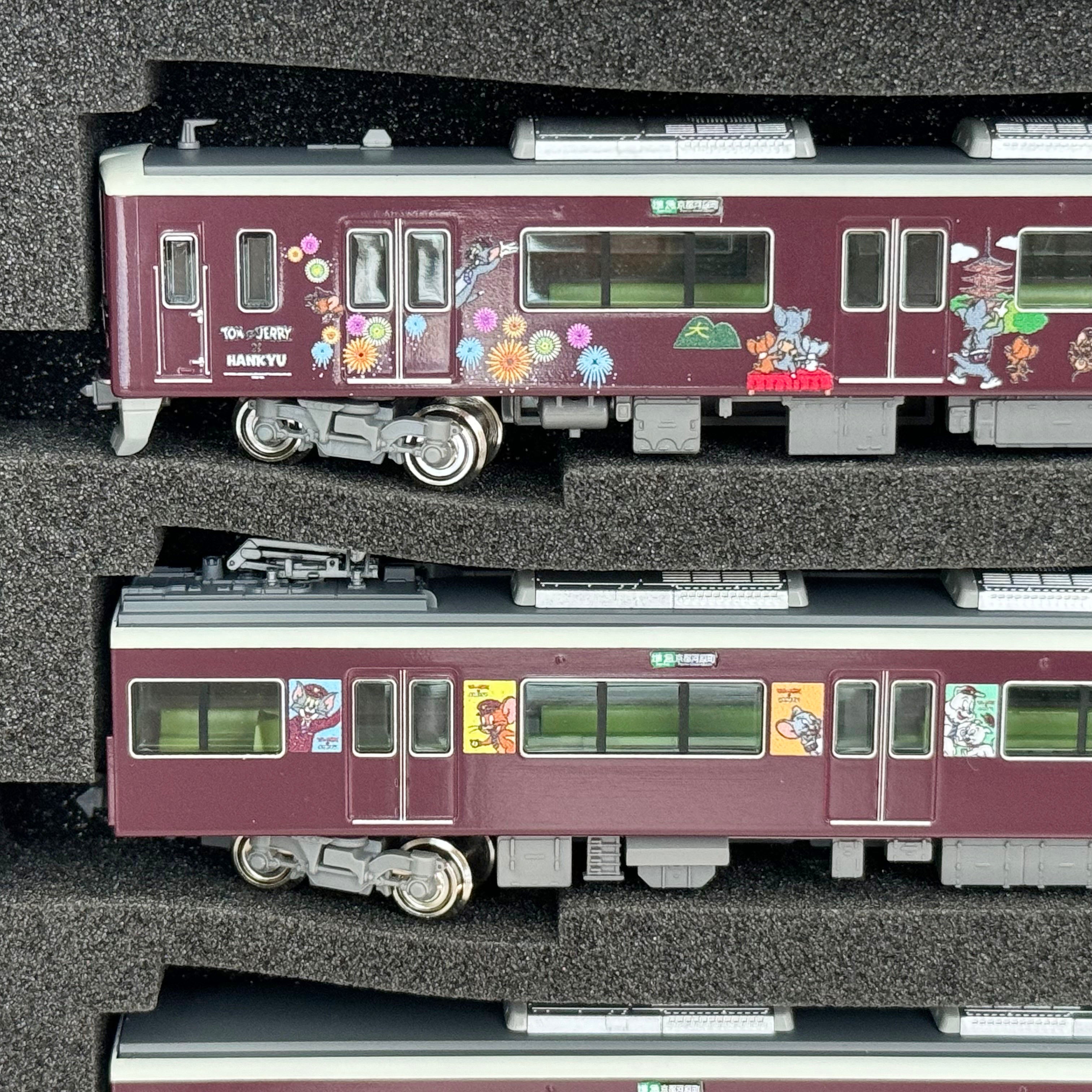 【キャンセル分再販売】【特典つき】鉄道模型阪急1300系（京都線・トムとジェリー号)8両編成セット（動力付き）