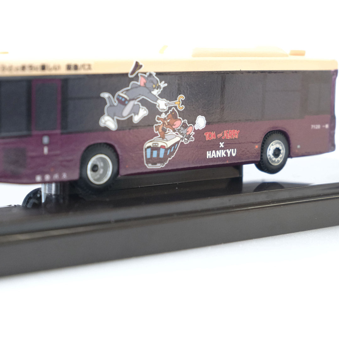 【先着順販売】「トムとジェリー×阪急電車」コラボラッピングバス1/80ディスプレイモデル 7120号車（伊丹）再販売