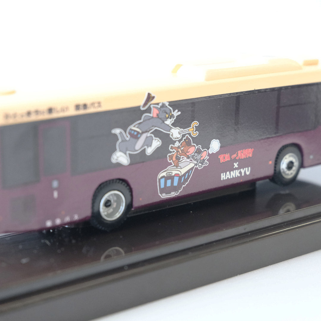 【先着順販売】「トムとジェリー×阪急電車」コラボラッピングバス1/80ディスプレイモデル 7120号車（伊丹）再販売