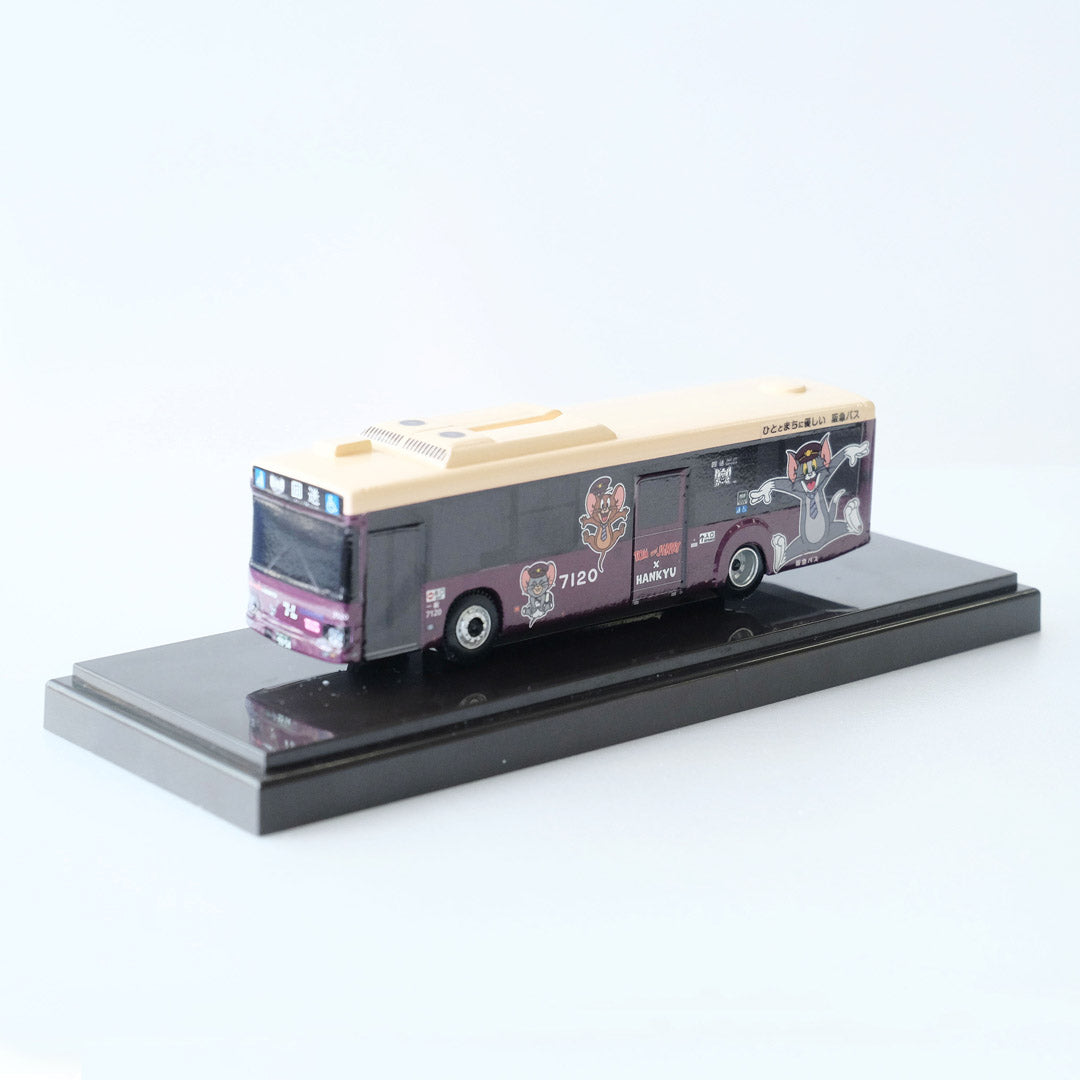 【先着順販売】「トムとジェリー×阪急電車」コラボラッピングバス1/80ディスプレイモデル 7120号車（伊丹）再販売