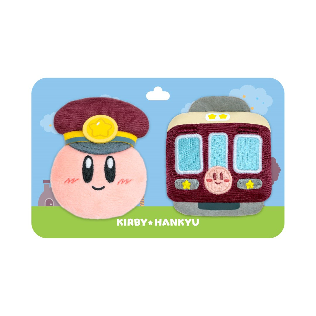 星のカービィ×阪急電車 ぬいぐるみバッジ
