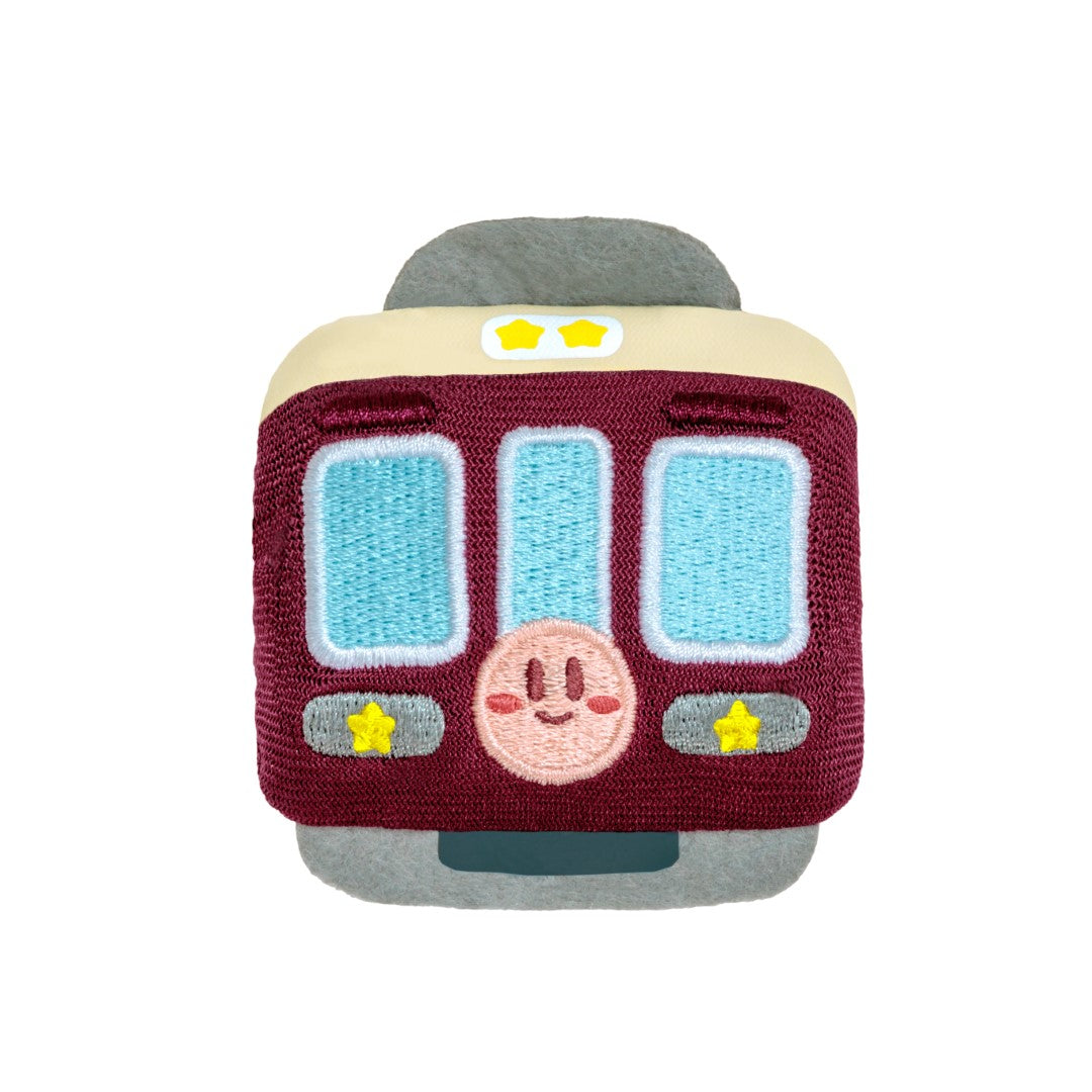 星のカービィ×阪急電車 ぬいぐるみバッジ