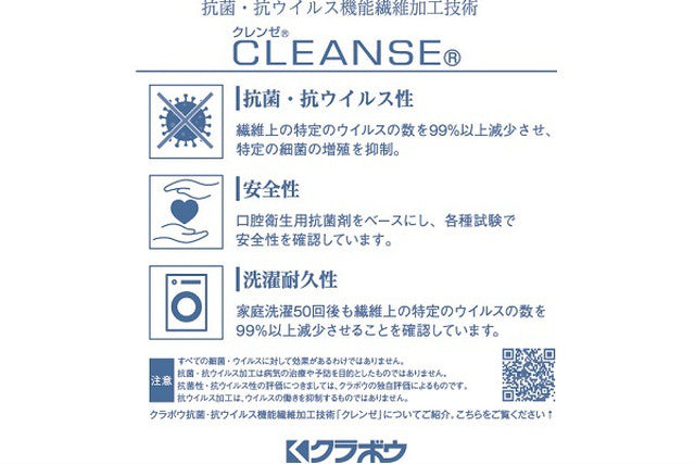 阪急電車オリジナルネーム付マスク　CLEANSE（クレンゼ）Ｍサイズ