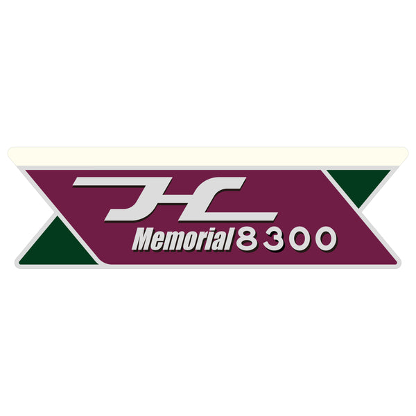 Memorial8300　車内掲出プレート