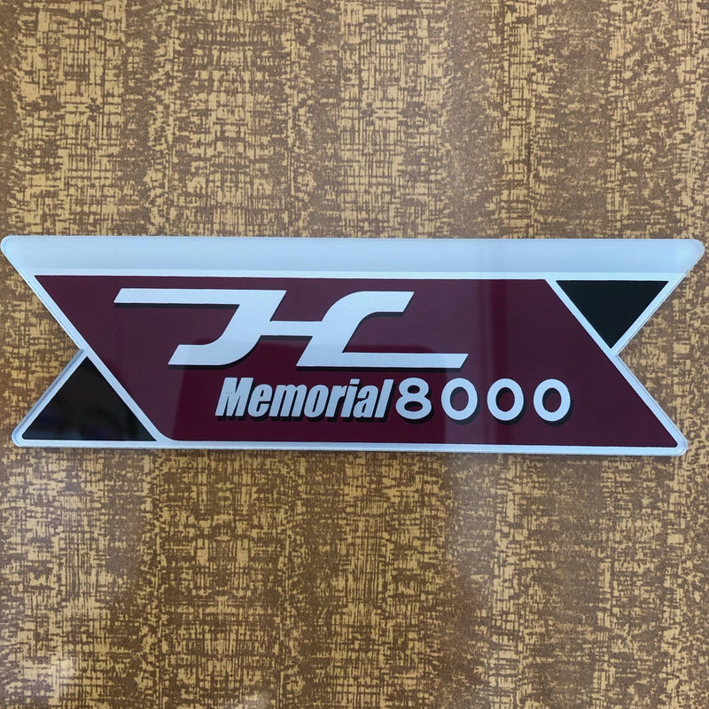 Memorial8000車内掲出プレート